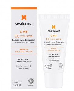 СС-крем для лица Sesderma Laboratories C-Vit CC Cream SPF15