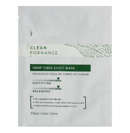 Маска для лица Babor Clean Formance Hemp Fiber Sheet Mask