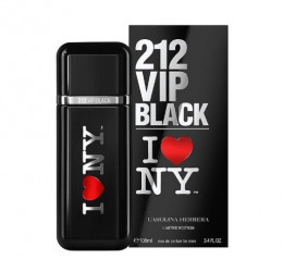 Carolina Herrera 212 Vip Black I Love Ny Limited Edition