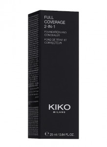 Тональная основа-консилер для лица Kiko Milano Full Coverage 2 In 1 Foundation & Concealer