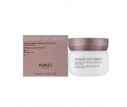 Крем для лица Kiko Milano Bright Lift Whrinkle Correcting & Lifting Effect Night Cream