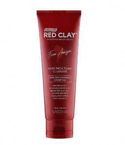 Пенка для умывания Missha Amazon Red Clay Pore Pack Foam Cleanser