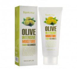 Пенка для лица FarmStay Olive Intensive Moisture Foam Cleanser