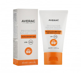 Солнцезащитный крем для лица Averac Solar Facial Sunscreen Cream SPF50+