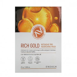 Маска для лица Enough Rich Gold Intensive Pro Nourishing Mask Pack