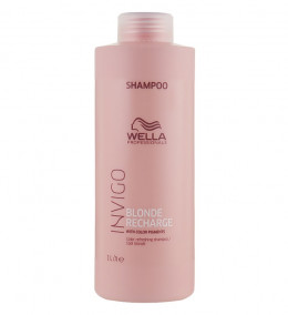 Шампунь для волос Wella Professionals Invigo Blonde Recharge Color Refreshing Shampoo For Cool Blonde