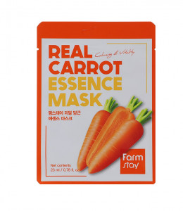 Маска для лица FarmStay Real Carrot Essence Mask