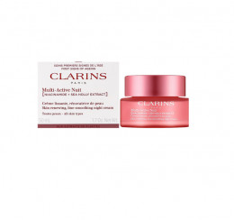 Крем для лица Clarins Multi-Active Jour Niacinamide+Sea Holly Extract Glow Boosting Line-Smoothing Night Cream