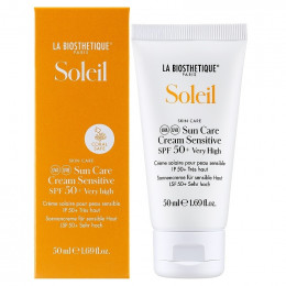 Солнцезащитный крем для чувствительной кожи La Biosthetique Soleil Sun Care Cream Sensitive SPF 50+