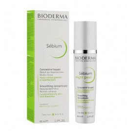 Концентрат для лица Bioderma Sebium Night Peel Smoothing Concentrate