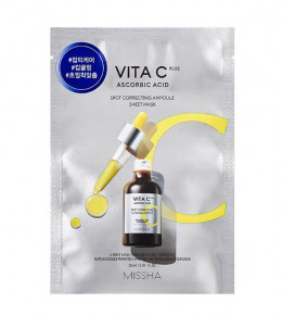 Маска для лица Missha Vita C Plus Spot Correcting Ampoule Sheet Mask