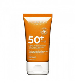 Солнцезащитный крем для лица Clarins Youth-Protecting Sunscreen SPF 50