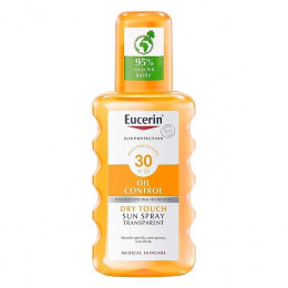 Спрей для тела Eucerin Oil Control Dry Touch Sun Spray Transparent SPF 30