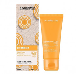 Флюид для лица Academie Bronzecran Face Sunscreen Fluid SPF 50+