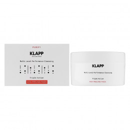 Патчи для лица Klapp Multi Level Performance Triple Action AHA Peeling Pads