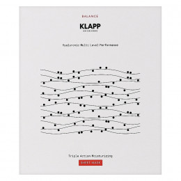 Маска для лица Klapp Triple Action Moisturizing Sheet Mask