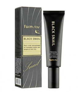 Крем для контура глаз FarmStay Black Snail Premium Eye Cream