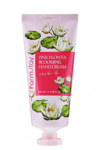 Крем для рук FarmStay Pink Flower Blooming Hand Cream Water Lily