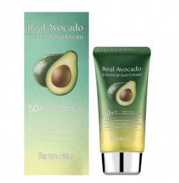 Солнцезащитный крем для лица FarmStay Essential Sun Cream Real Avocado SPF50+